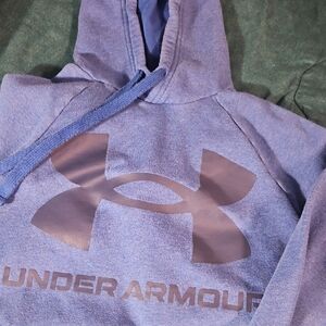 Under Armour Heathered Blue Hoodie
